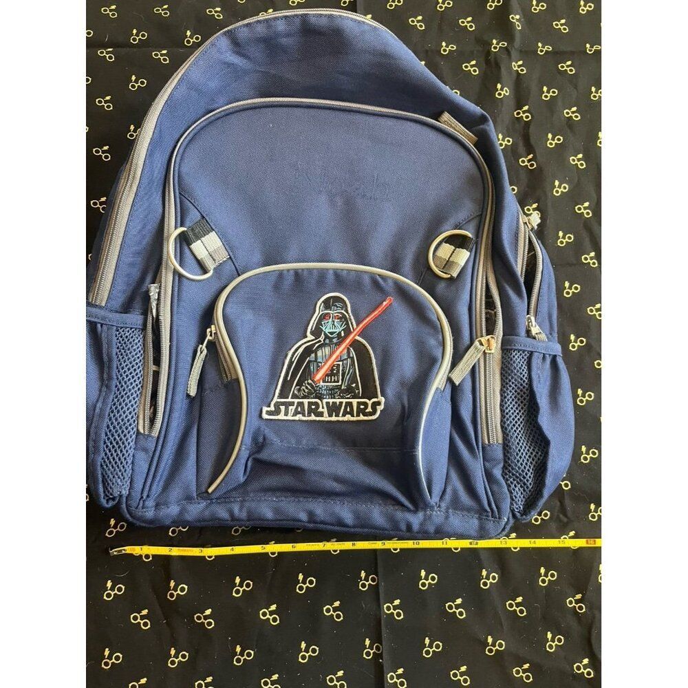 Pottery barn kids backpack navy blue Star Wars theme